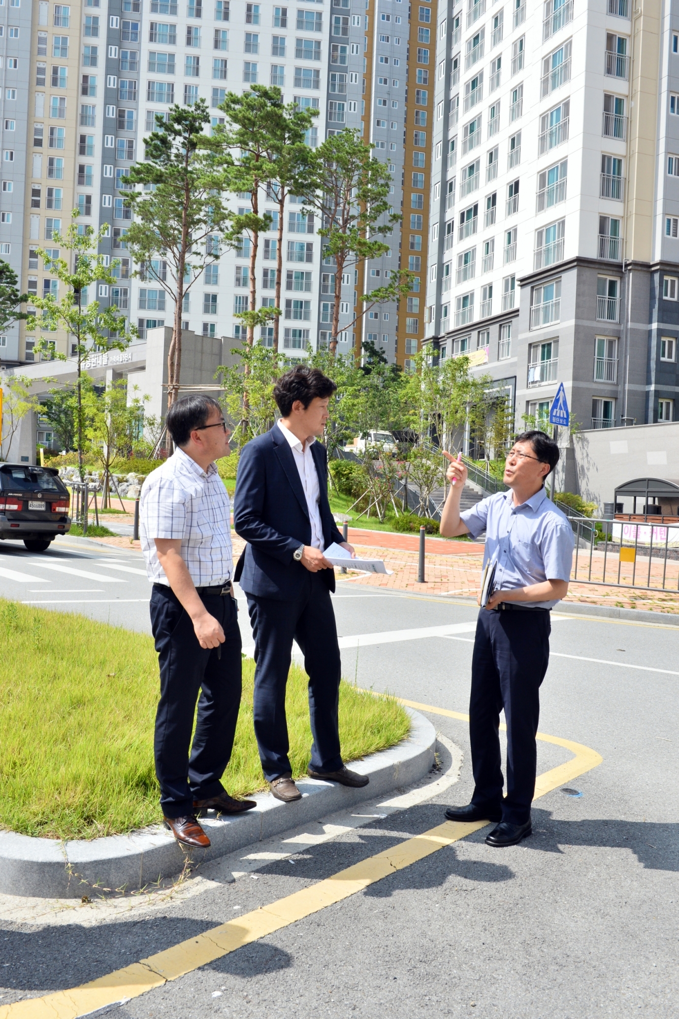 고운중학교 앞 회전교차로 현장방문_3