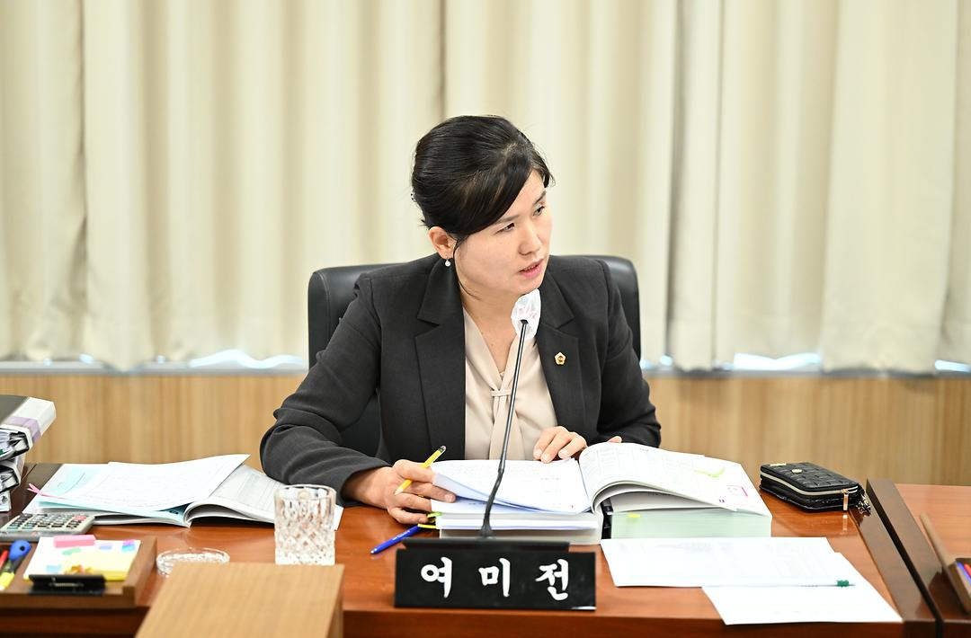 [2024 행정사무감사] 세종시의회 여미전 의원, ‘외국인 근로자 등 소외계층 의료비 지원 사업’ 전액불용 질타_1