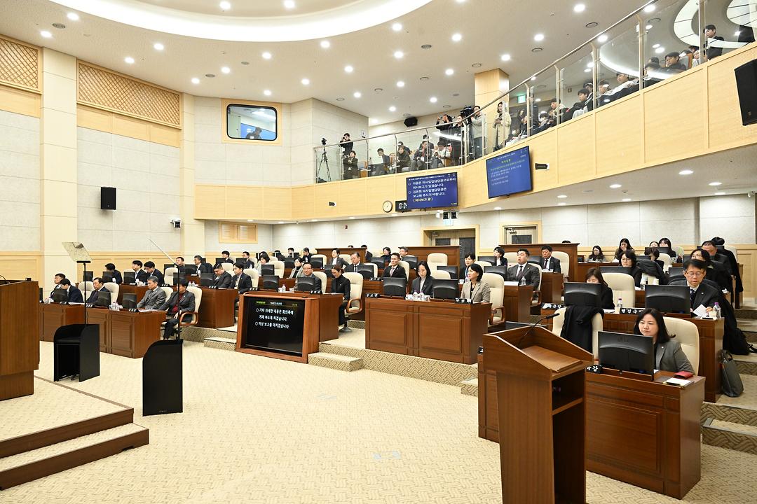 세종시의회, 추가경정예산안 등 59개 안건 처리_2