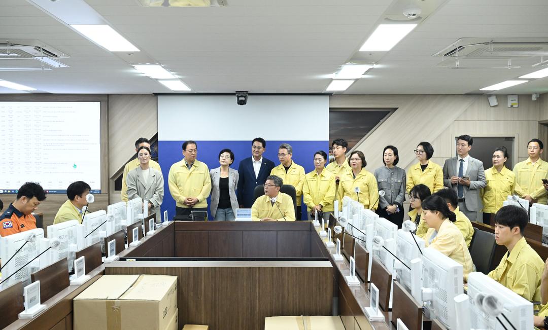 세종시의회 안신일 의장, 세종시 재난안전대책본부 긴급 방문_4
