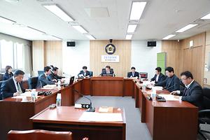 세종시의회, 산업건설위원회 조례안, 동의안 등 15개 안건 처리