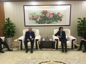 세종시의회 서금택 의장, 중국 청도 중한일 수입상품박람회 초청…청도시와 우호 협력 방안 논의