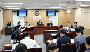 교육안전위, 소방본부 대상 행정사무감사 실시