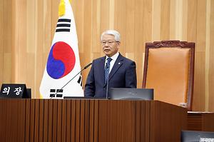 세종시의회, 제58회 임시회 개회