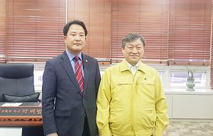 세종시의회 상병헌 위원장, 교육부 박백범 차관 예방