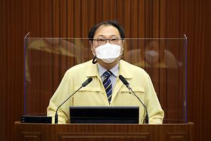 [5분 자유발언] 안찬영 의원, 어버이날 세종시화인 복숭아꽃 달기 운동 제안