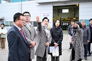 세종시의회 산업건설위원회,  농업 기반·지원시설 현장방문 실시