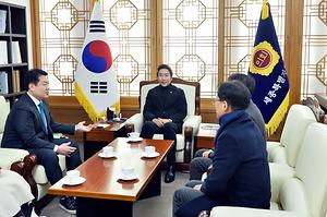 임채성 의장, 국민건강보험공단 세종지사와 간담회 가져...