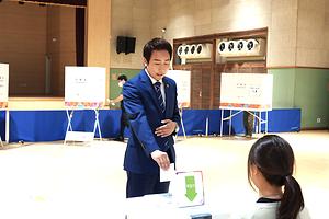 임채성 세종시의회 의장, “사전투표했습니다!”