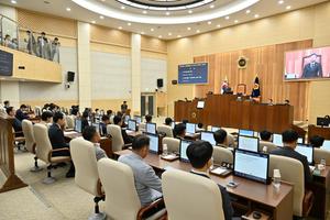 세종시의회, 제5대 의회 개원 후 첫 정례회 개회