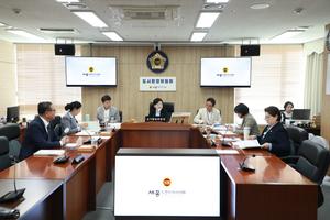 세종시의회 도시환경위원회, 조례안 등 10건 심사